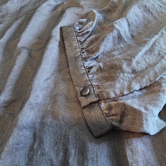 🆕 Rose & Olive Tunic Top Womens 3X Solid Blouse flowy plus size purple mauve - Picture 5 of 16